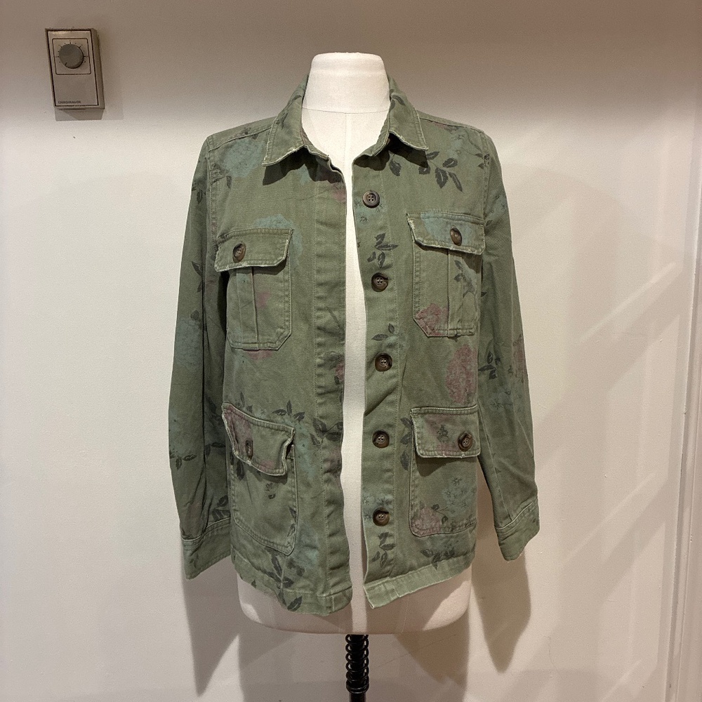 Lucky Brand Denim Print Jacket